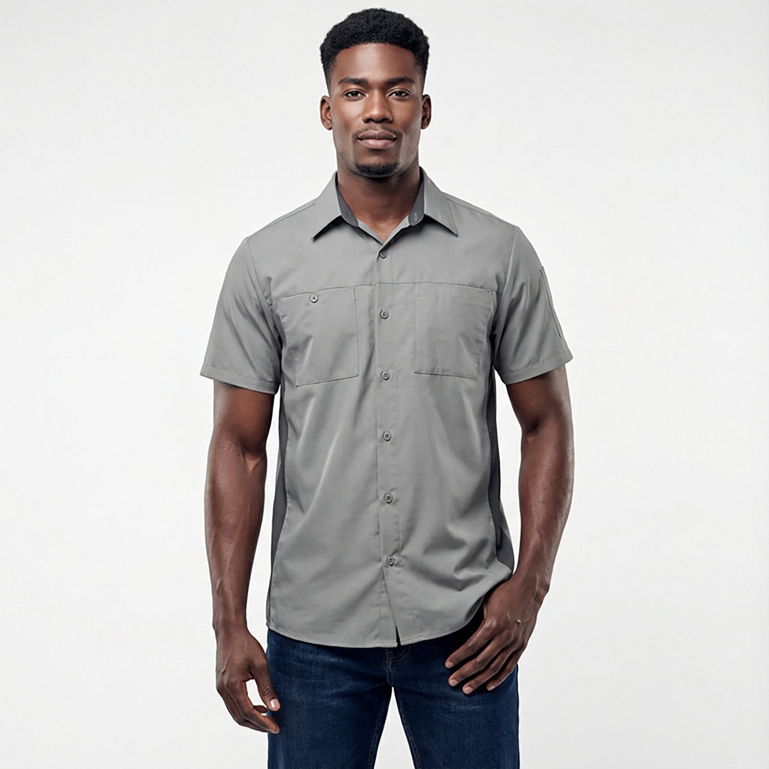 Red Kap Men's Performance Plus Shop Short Sleeve Shirt with OilBlok Technology                                                   - view number 2