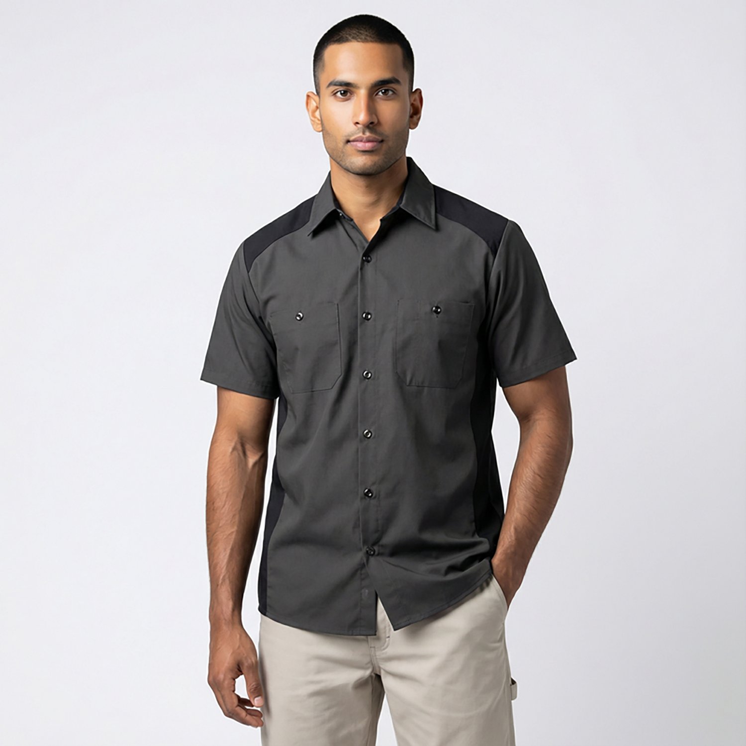 Red Kap Men's Motorsports Short Sleeve Shirt - view number 2