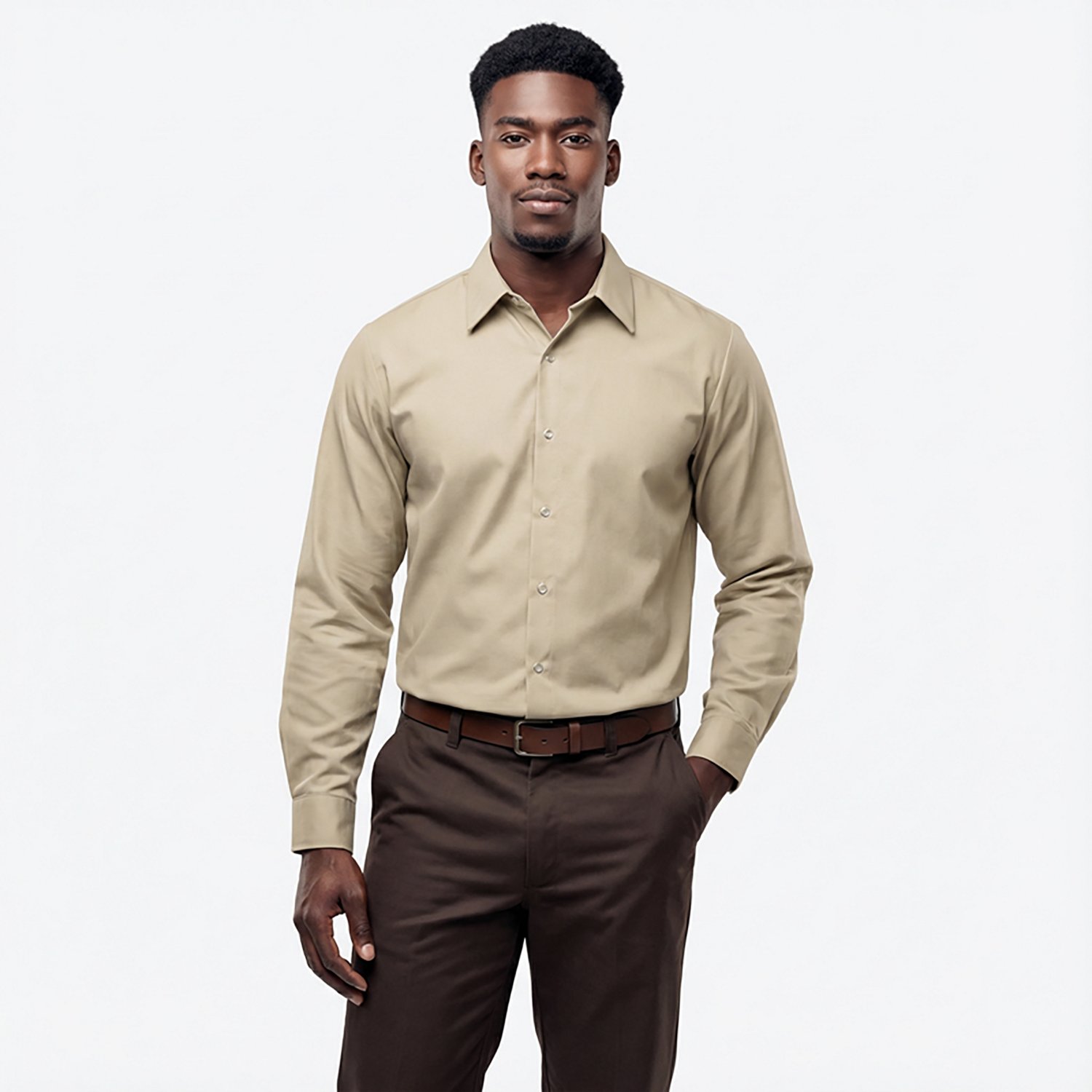 Red Kap Men's Specialized Pocketless Long Sleeve Work Shirt - view number 2