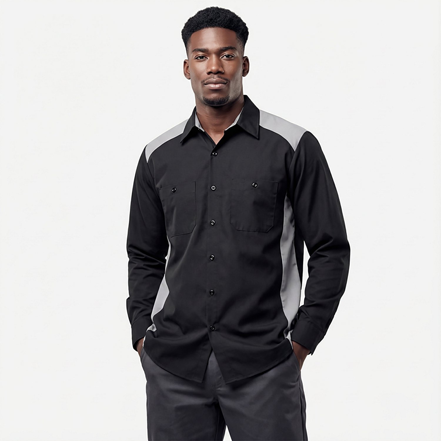 Red Kap Men's Motorsports Long Sleeve Shirt - view number 2