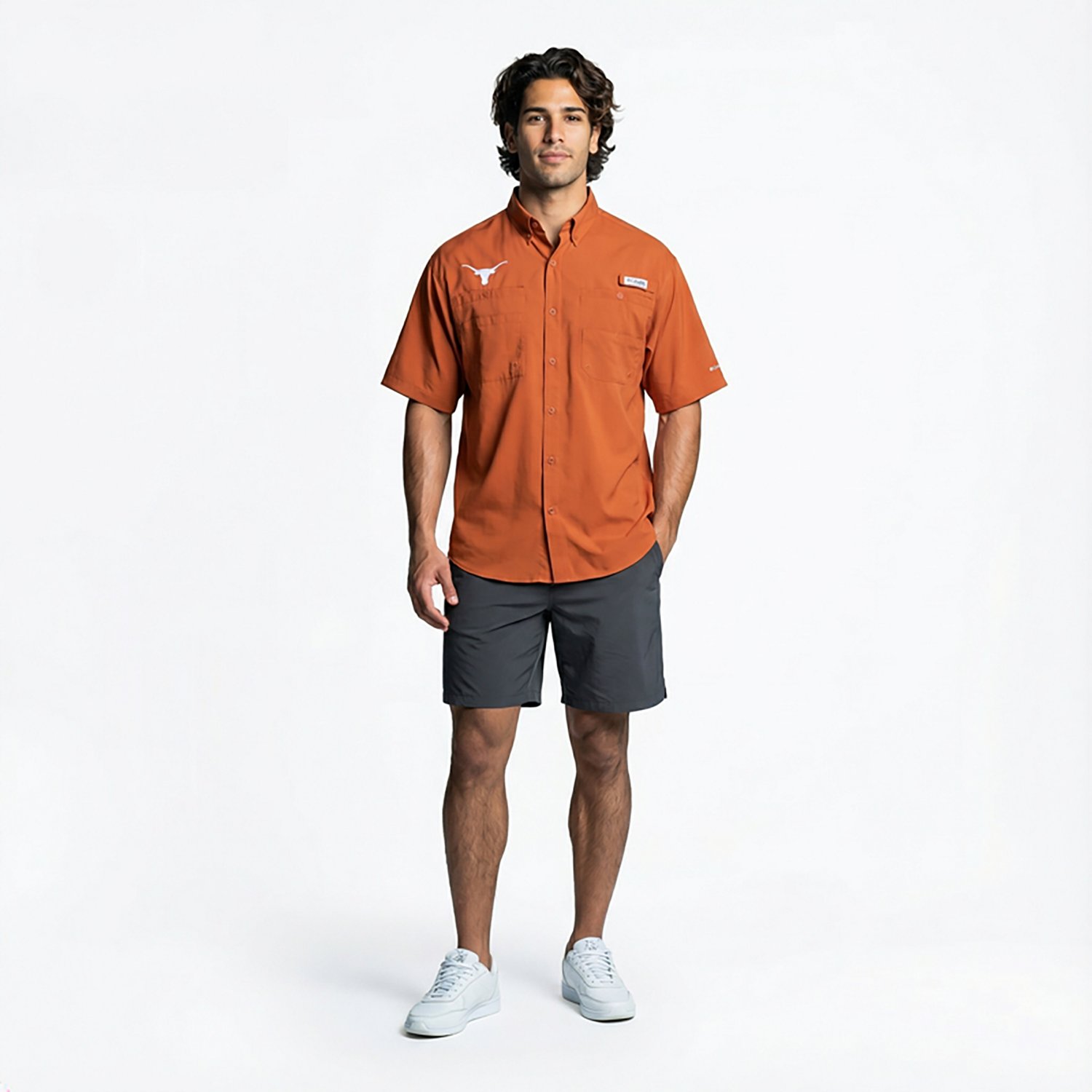 Columbia Sportswear Men's University of Texas Tamiami Button-Down Shirt                                                          - view number 6