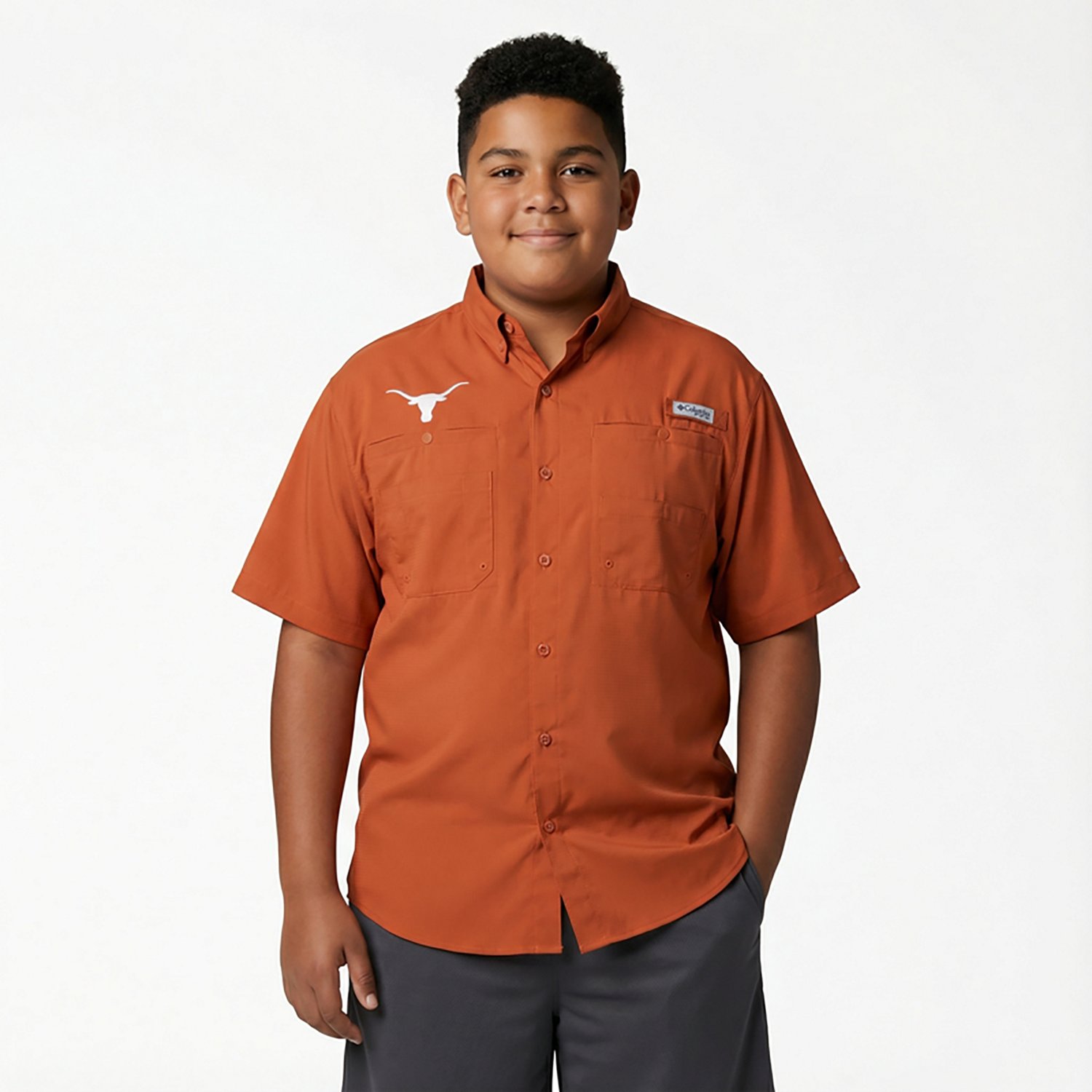 Columbia Sportswear Men's University of Texas Tamiami Button-Down Shirt                                                          - view number 7