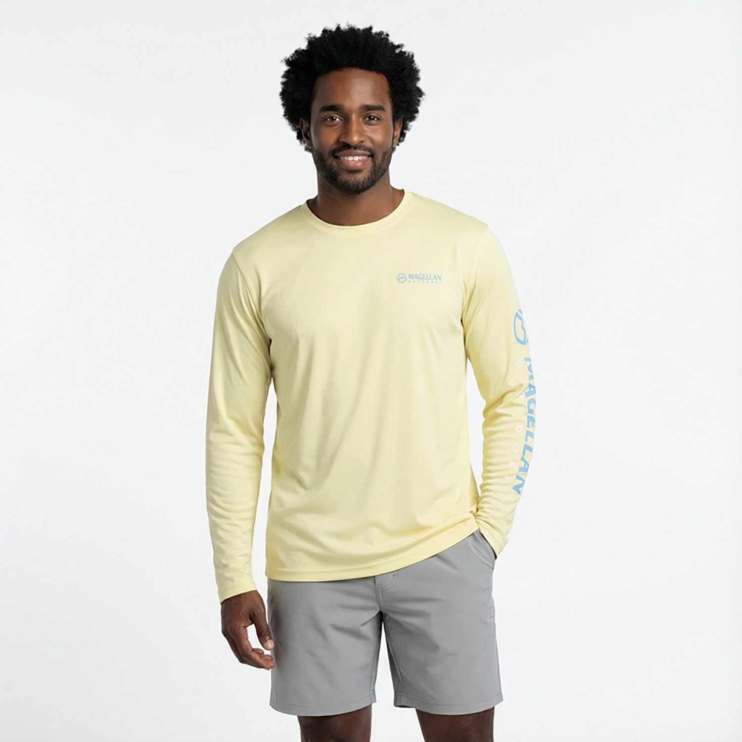 Magellan Outdoors Men's Casting Crew Core Graphic Long Sleeve T-shirt                                                            - view number 4