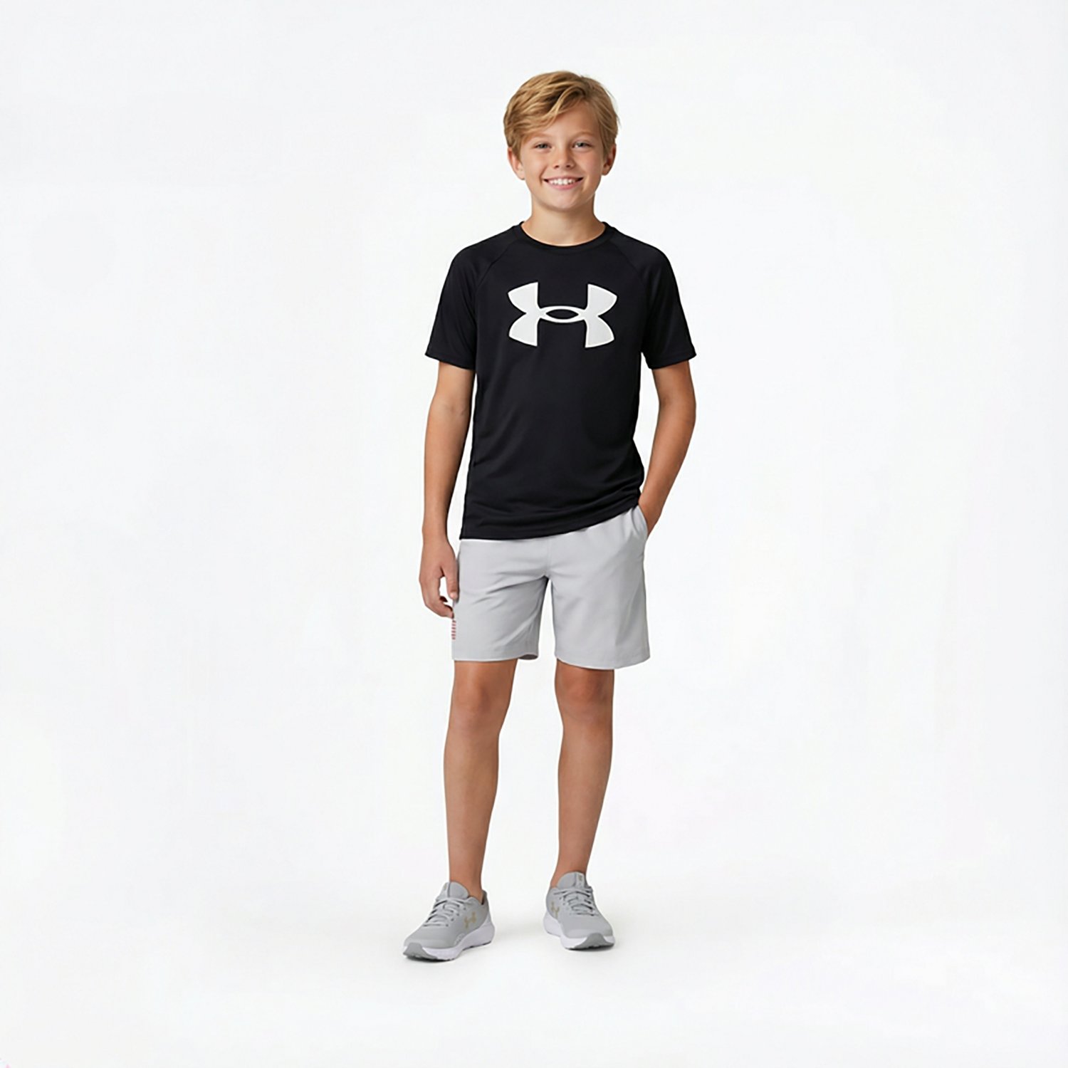 Under Armour Boys' Tech Logo T-Shirt