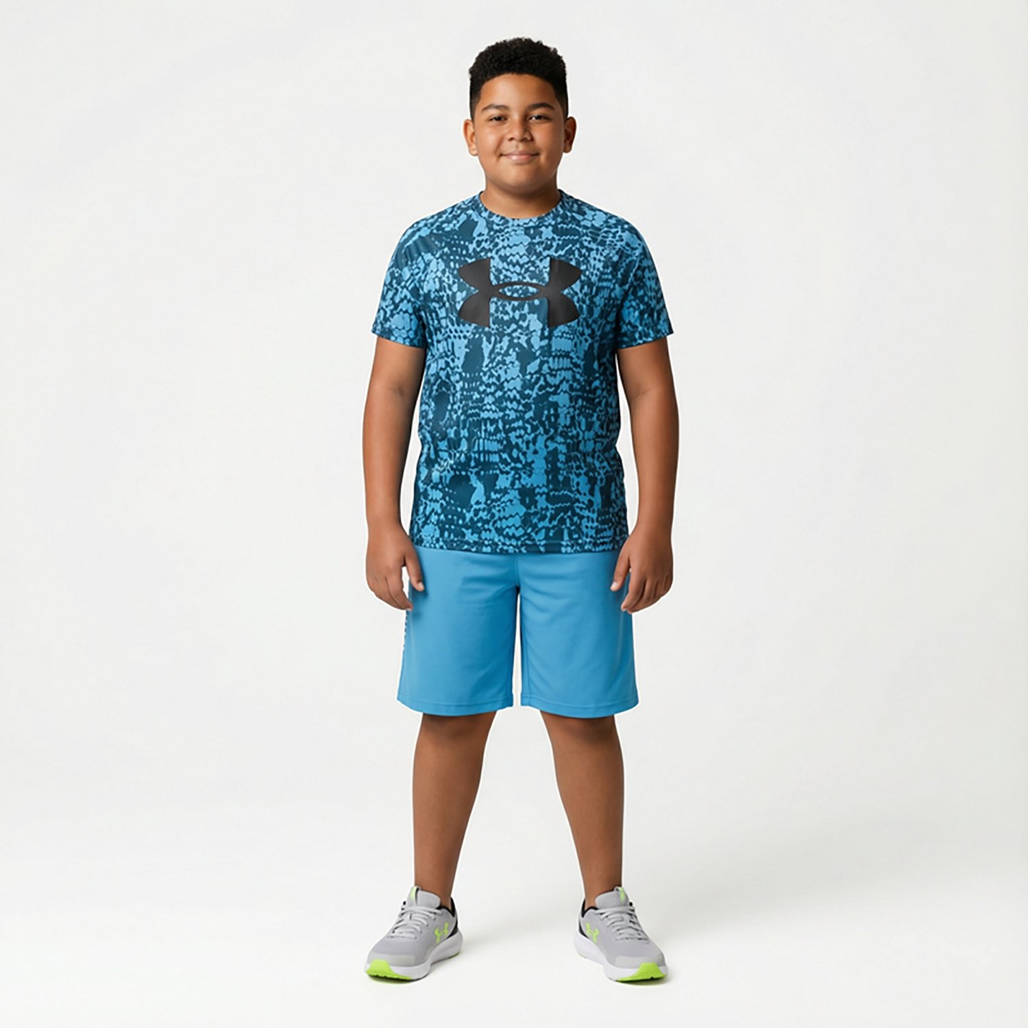 Under Armour Boys' UA Tech Printed Short Sleeve T-shirt