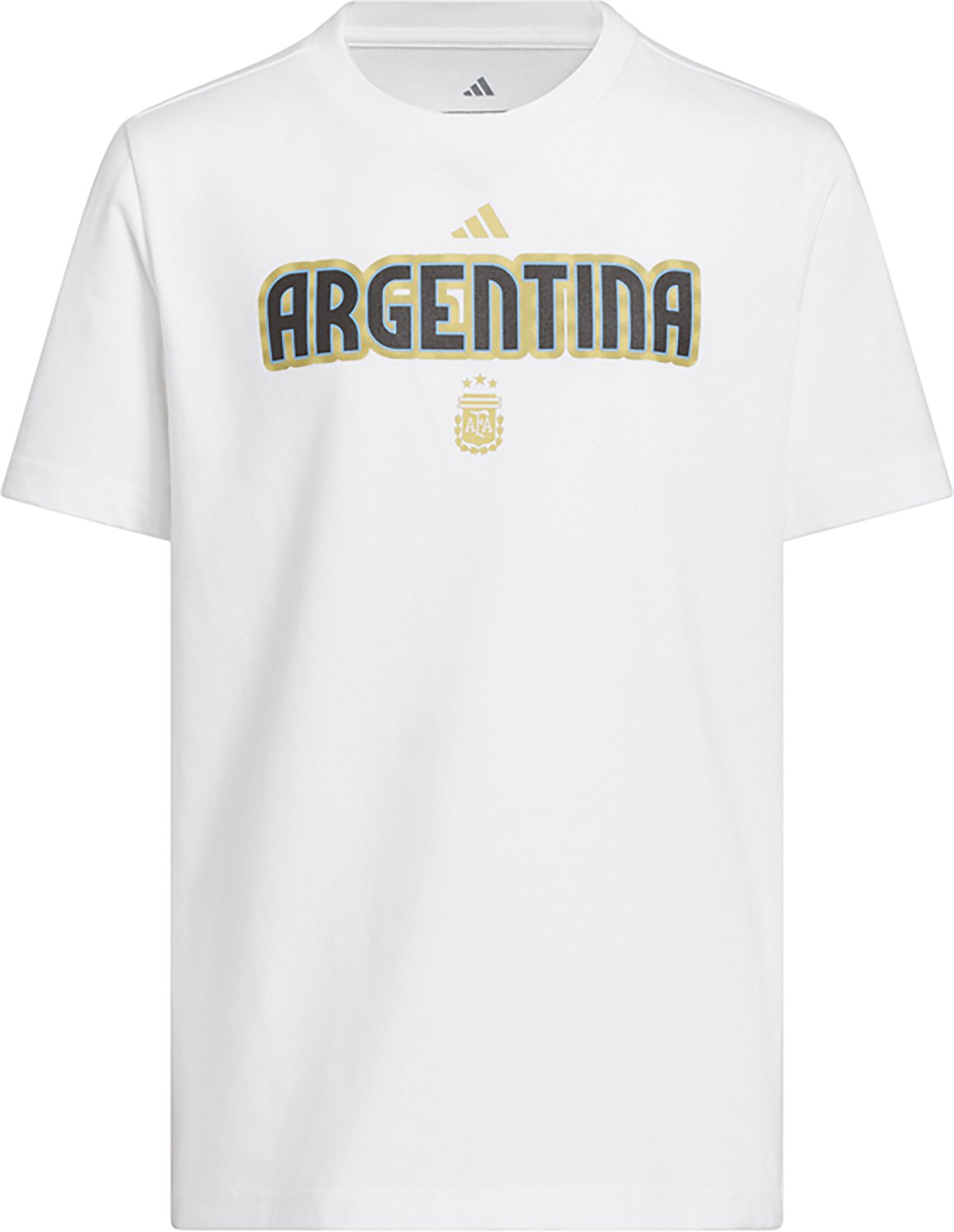 adidas Boys’ Argentina World Cup 2026 Home Short-Sleeve T-Shirt - view number 3