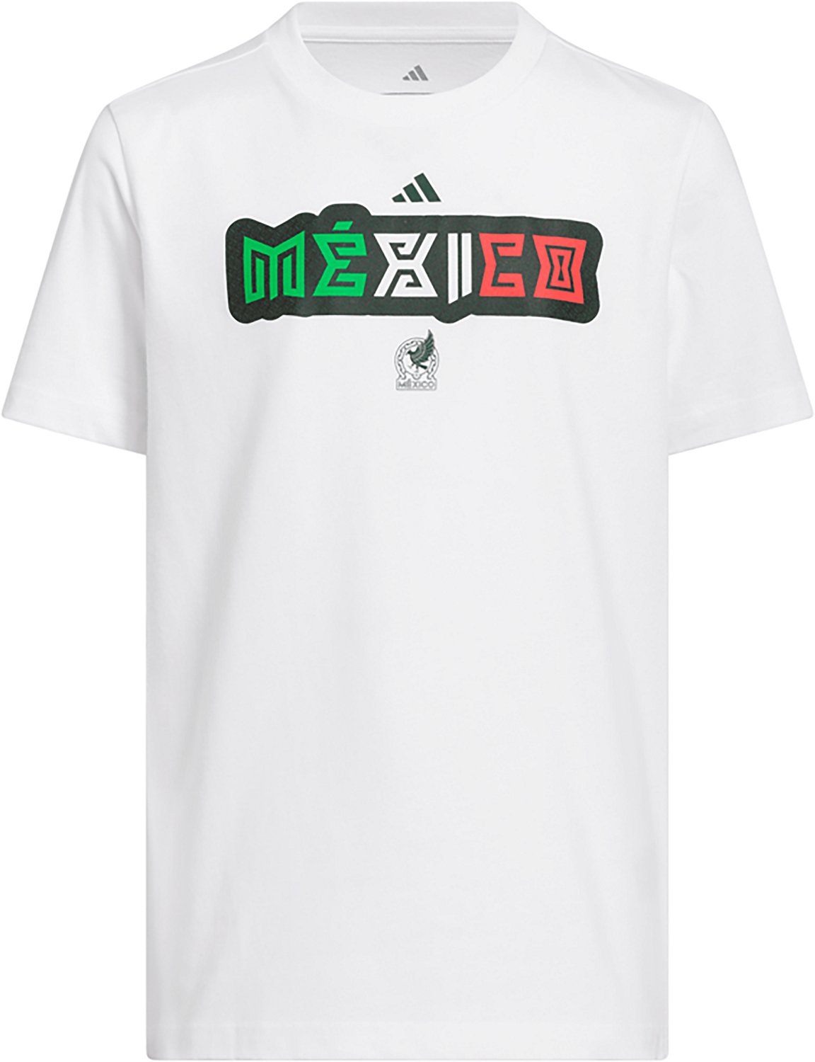 adidas Boys’ Mexico World Cup 2026 Home Short-Sleeve T-Shirt - view number 3