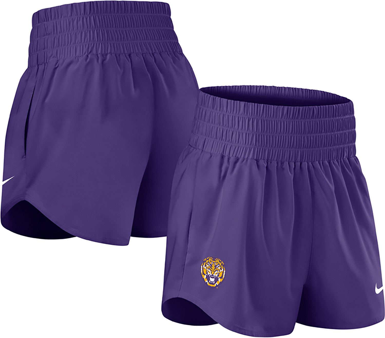 Nike Women’s Louisiana State University Primary Logo High-Waisted One Shorts - view number 4