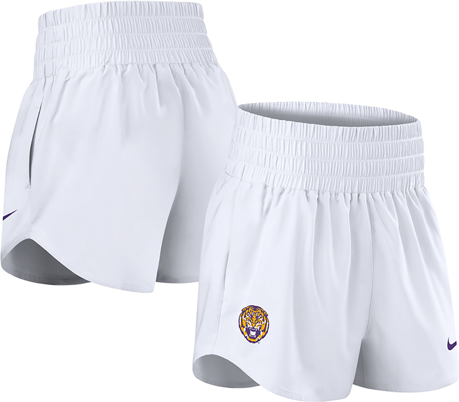 Nike Women’s Louisiana State University Primary Logo High-Waisted One Shorts - view number 4