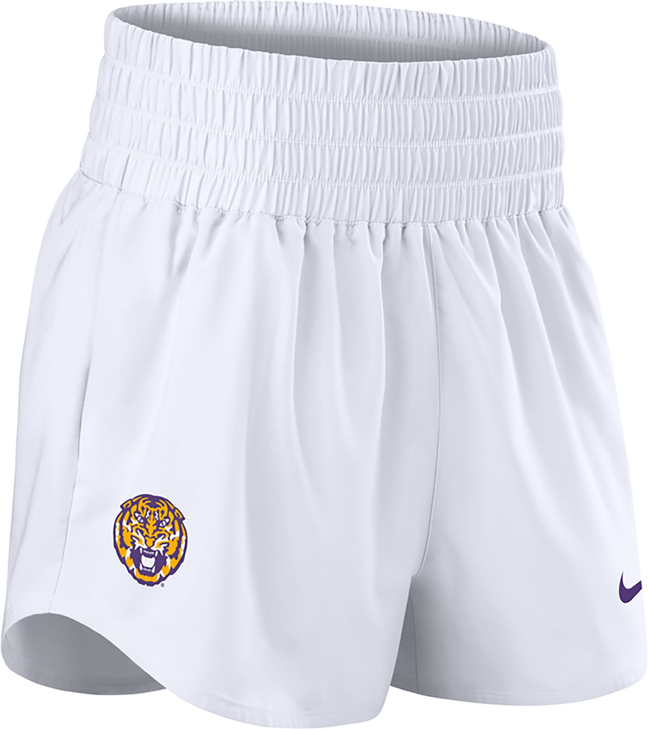 Nike Women’s Louisiana State University Primary Logo High-Waisted One Shorts - view number 5