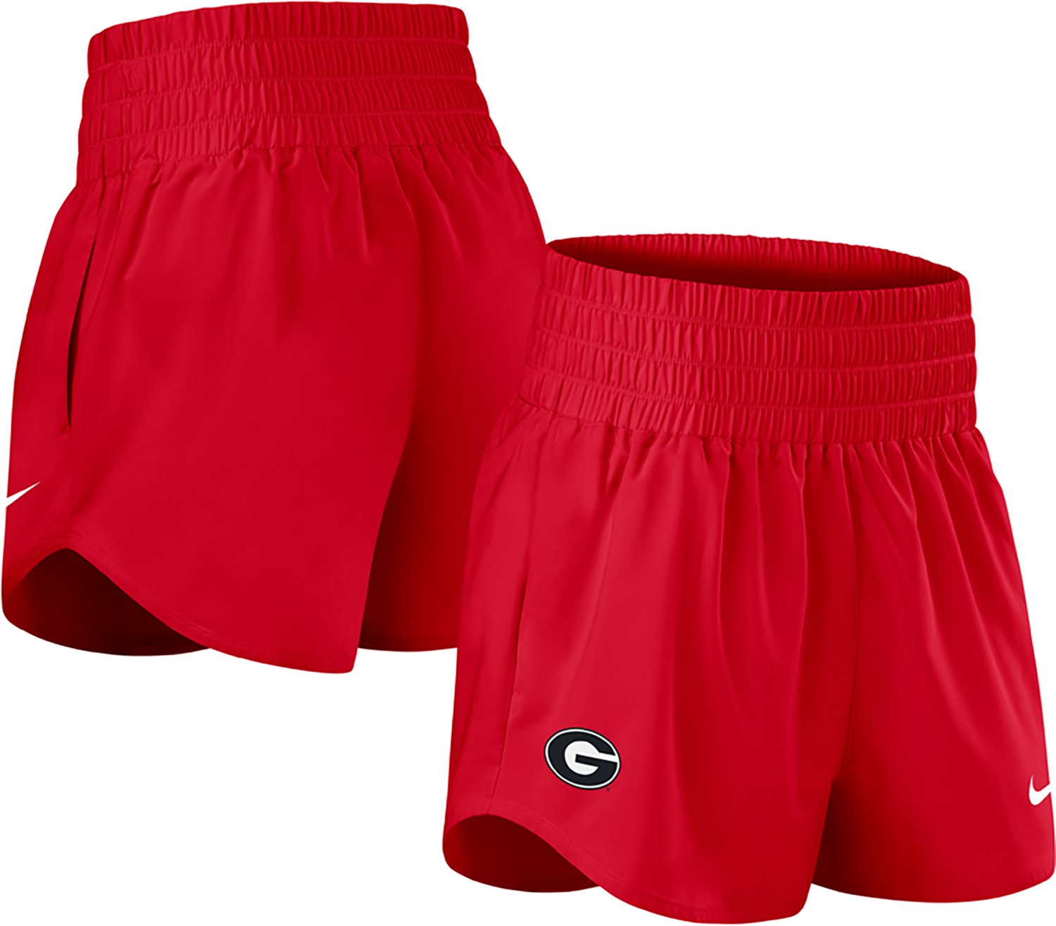 Nike Women’s University of Georgia Primary Logo High-Waisted One Shorts - view number 4
