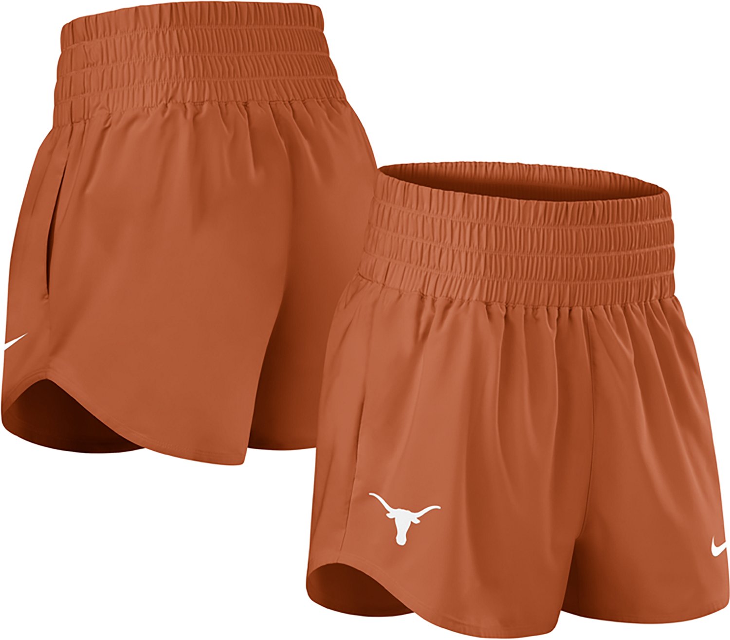 Nike Women’s University of Texas Primary Logo High-Waisted One Shorts - view number 4