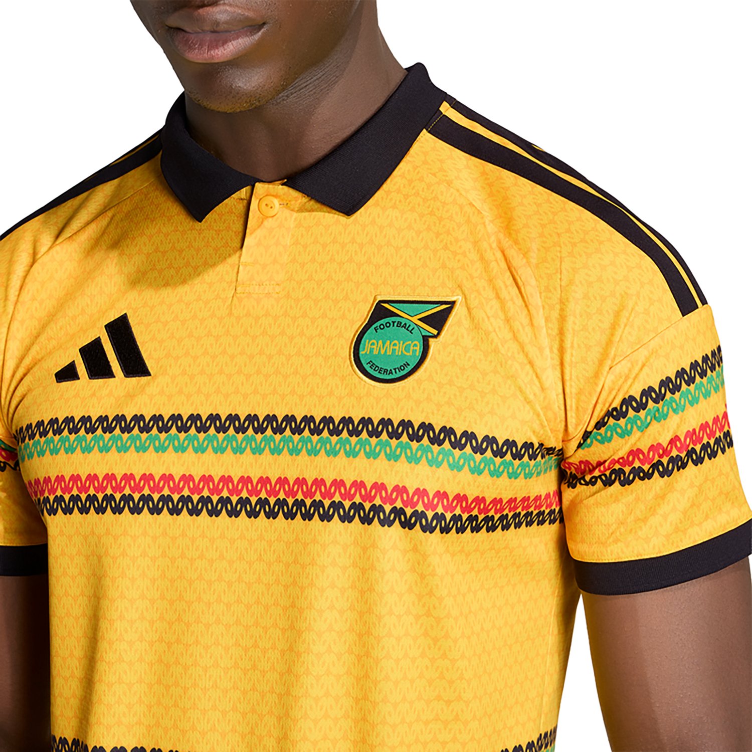 adidas Men's 26 World Cup Jamaica Home Replica Jersey - view number 4