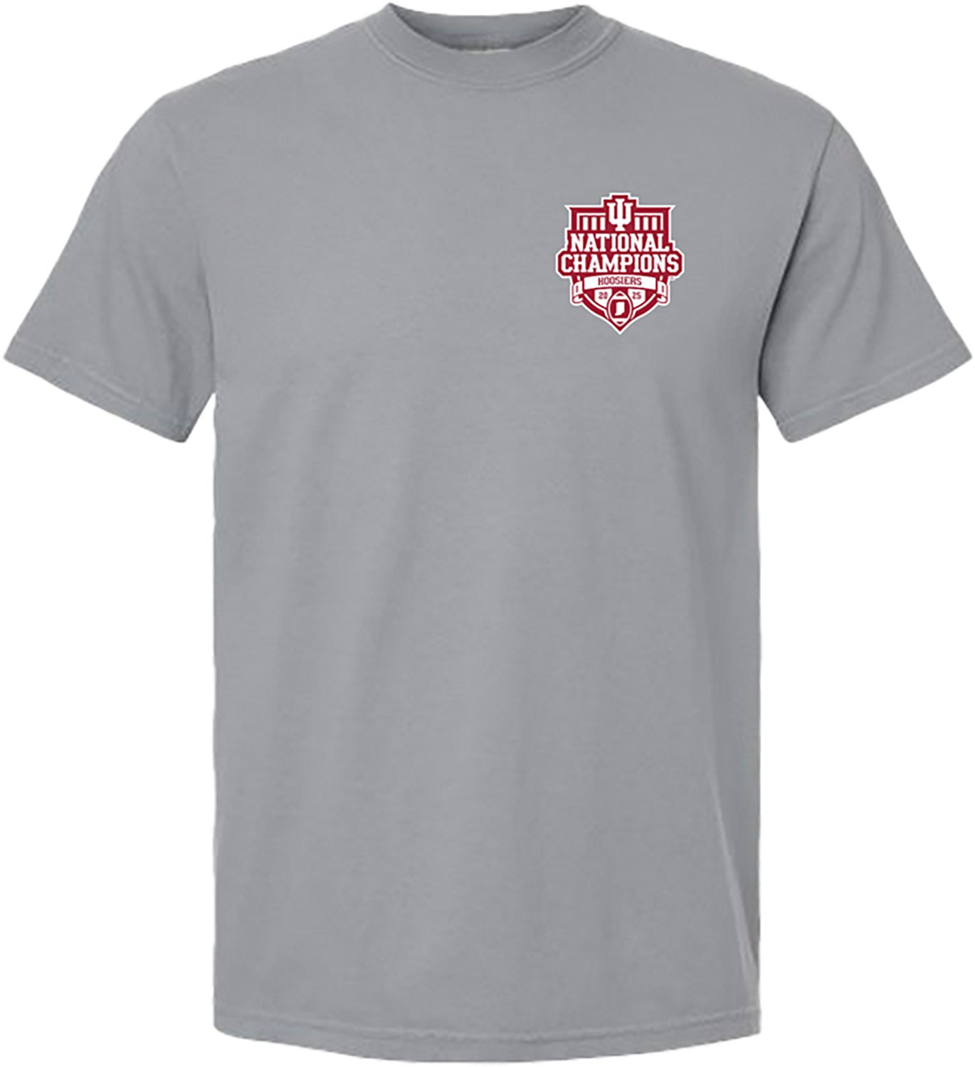 Something Inked Men's Indiana Hoosiers 2025 National Champions Bus Graphic DS Long Sleeve T-shirt - view number 4