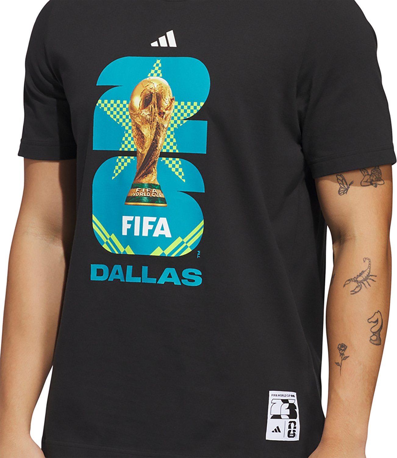 adidas Men's World Cup 2026 Host City Dallas T-shirt - view number 4