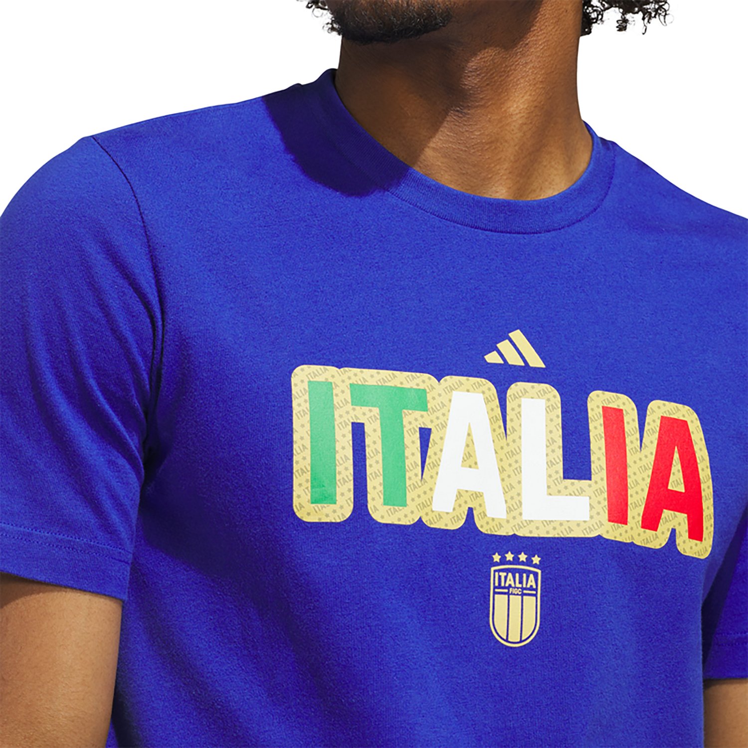 adidas Italy National Team Jersey Hook T-Shirt - view number 4