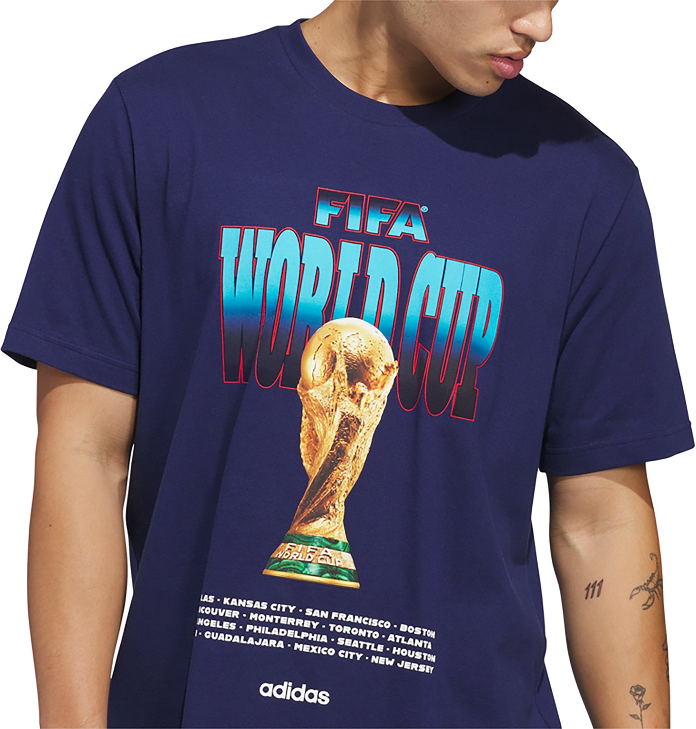 adidas Men's MLS 2026 World Cup Tour 2 Graphic T-shirt - view number 4