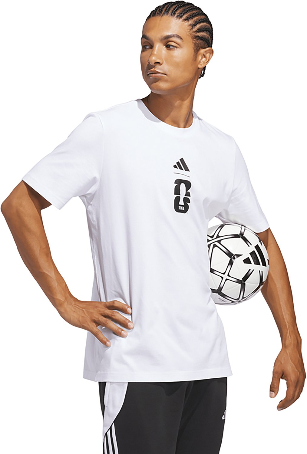 adidas Men's MLS 2026 World Cup Official Match Ball Graphic T-shirt - view number 3
