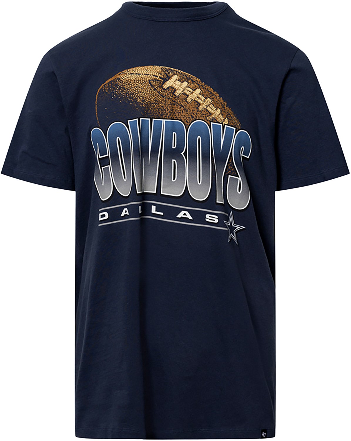 '47 Men's Dallas Cowboys Shadow Down Franklin T-shirt - view number 3