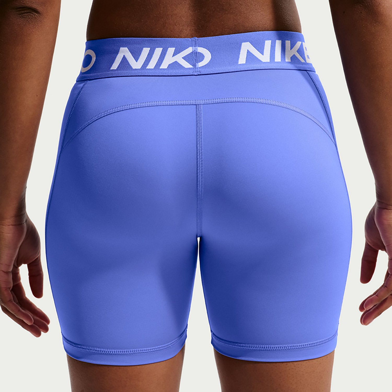 Nike Women's Nike Pro Dri-FIT Mid-Rise Biker Shorts 5 in. - view number 2