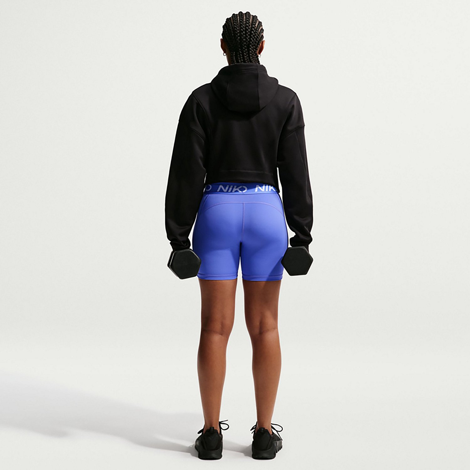 Nike Women's Nike Pro Dri-FIT Mid-Rise Biker Shorts 5 in. - view number 4