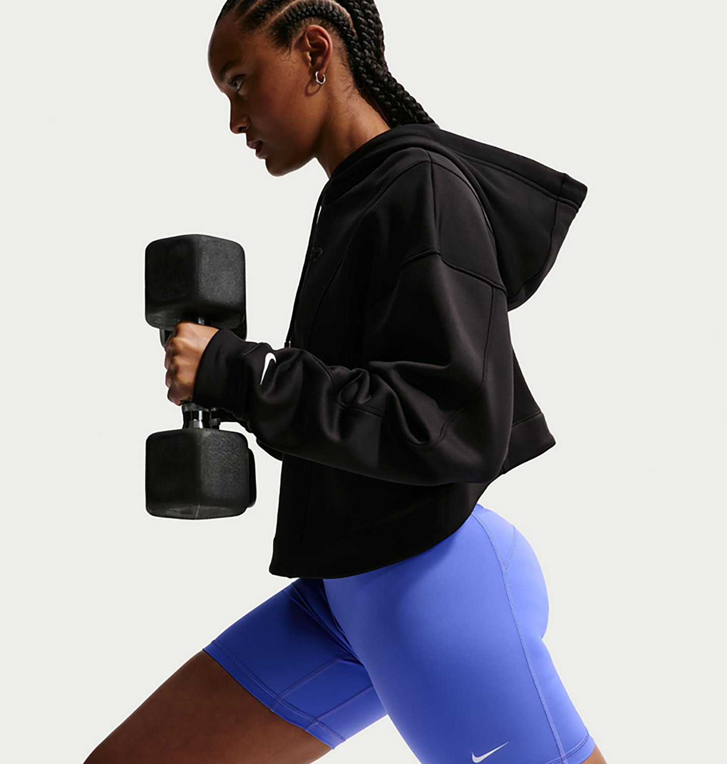 Nike Women's Nike Pro Dri-FIT Mid-Rise Biker Shorts 5 in. - view number 5