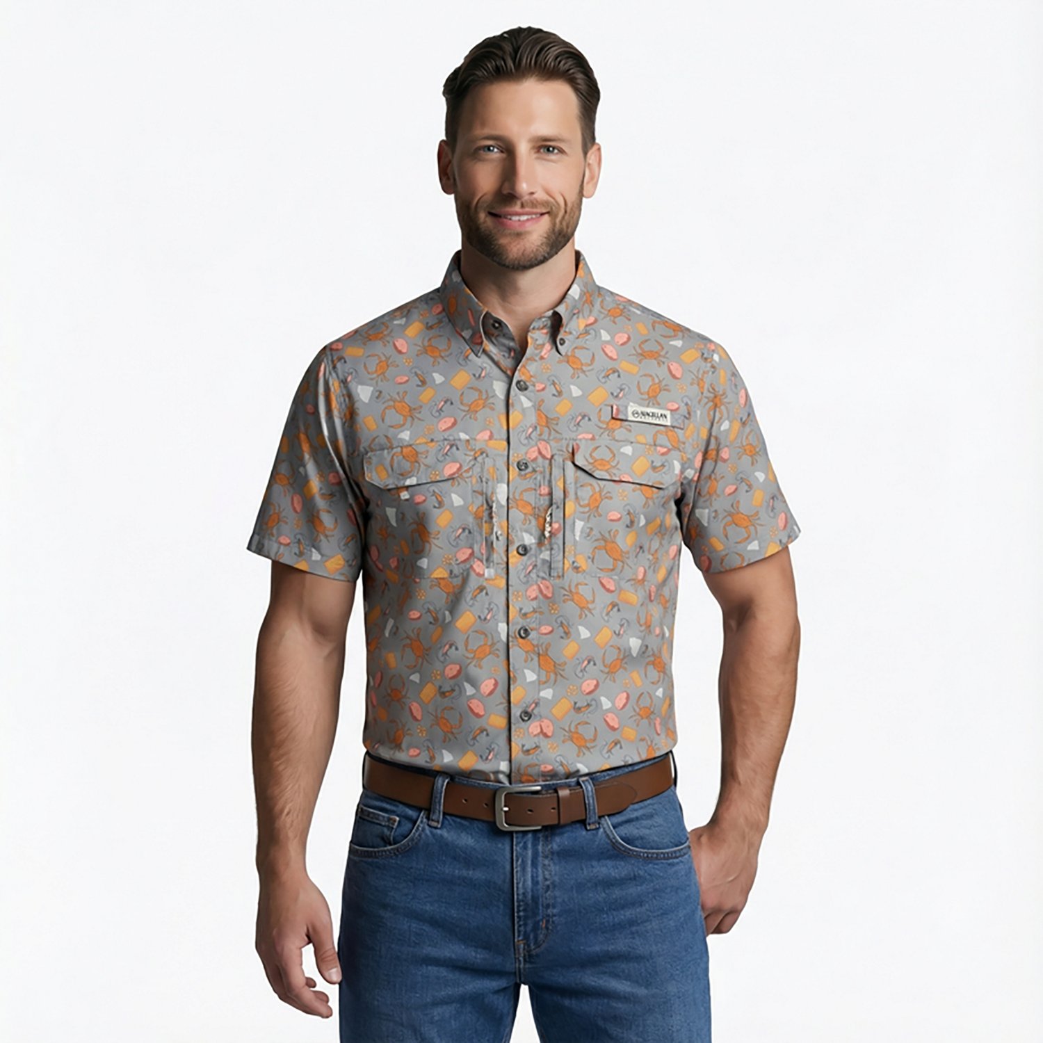 Magellan Outdoors Men's Local State Print South Carolina Short Sleeve Shirt - view number 2