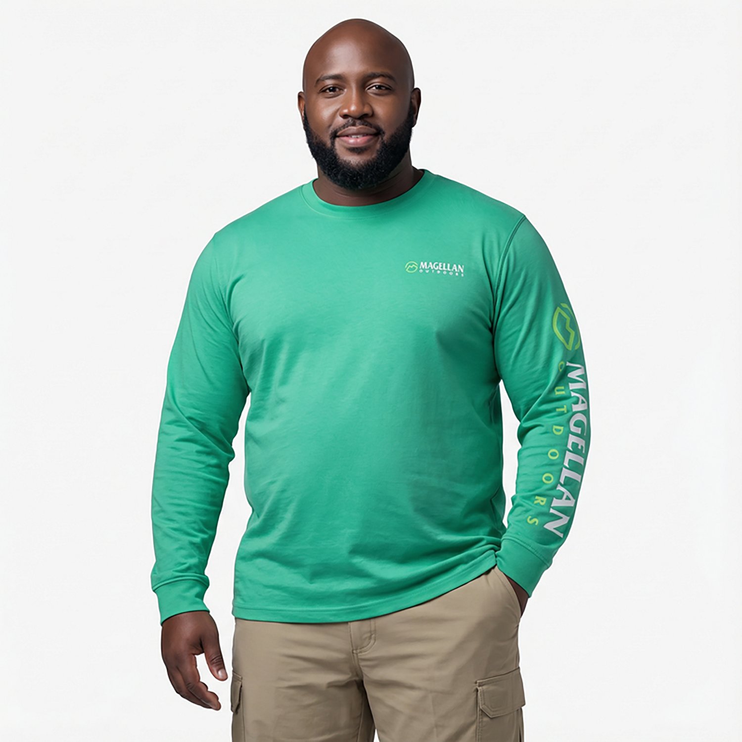 Magellan Outdoors Men's Grotto Falls Long Sleeve T-shirt - view number 3