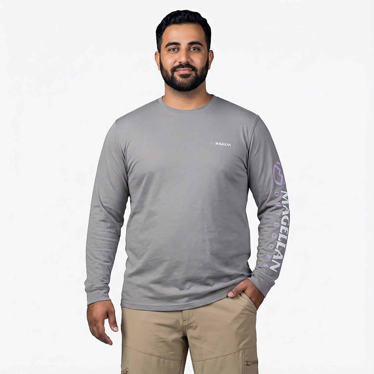Magellan Outdoors Men's Grotto Falls Long Sleeve T-shirt - view number 2