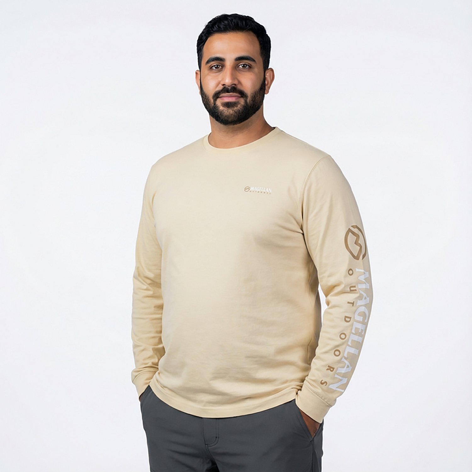 Magellan Outdoors Men's Grotto Falls Long Sleeve T-shirt - view number 2