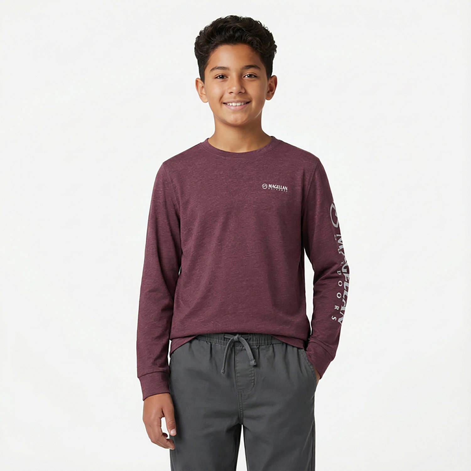 Magellan Outdoors Boys' Grotto Falls Long Sleeve T-shirt - view number 2