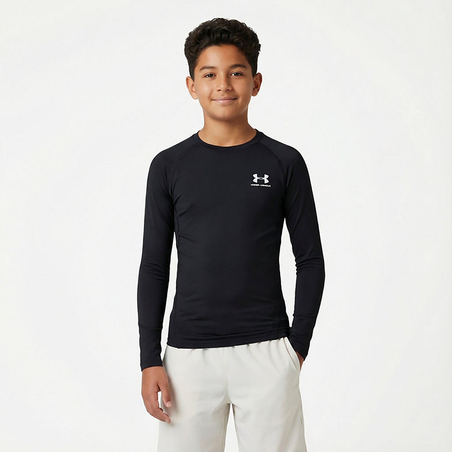 Under Armour Boys' HeatGear Long-Sleeve T-shirt - view number 2