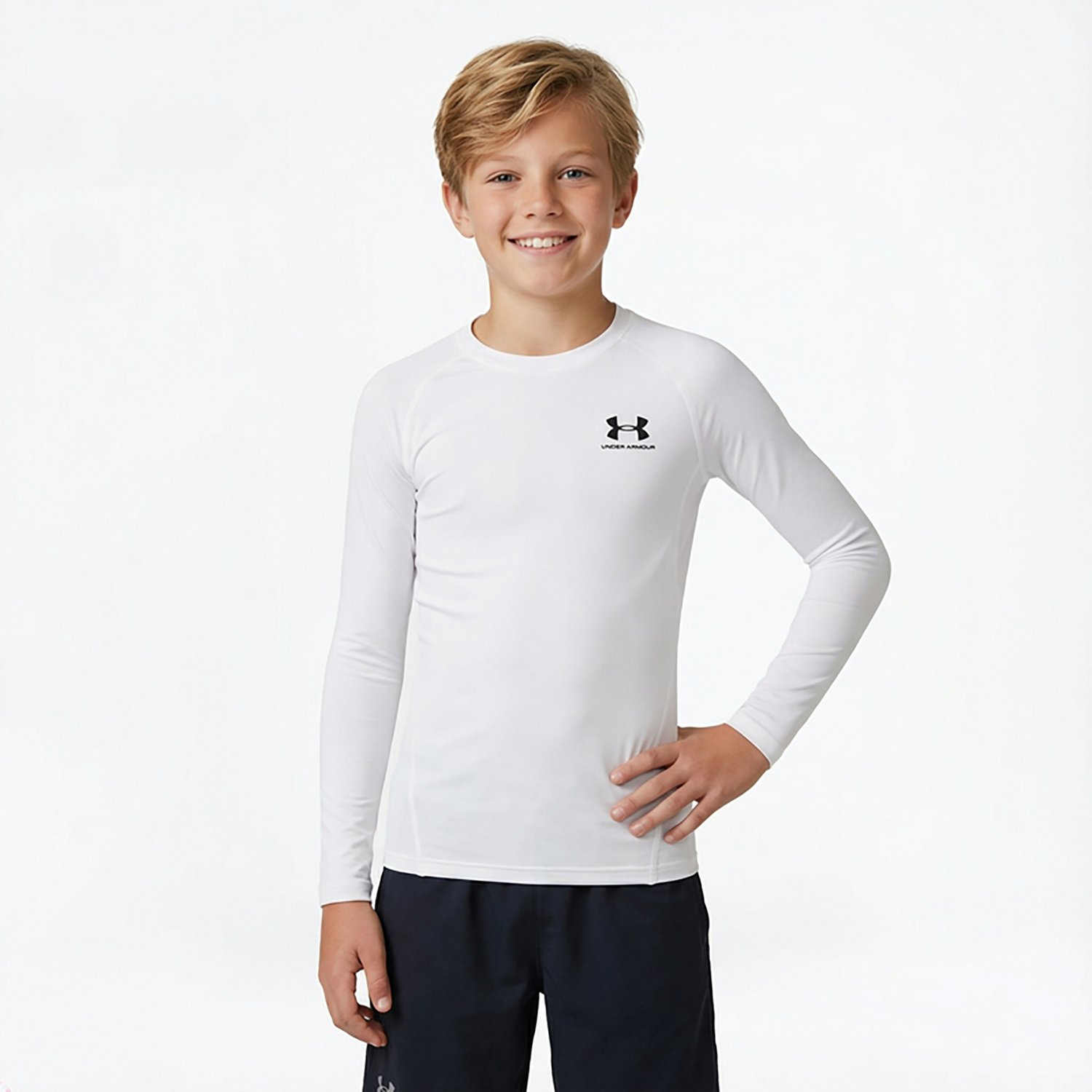 Under Armour Boys' HeatGear Long-Sleeve T-shirt - view number 2