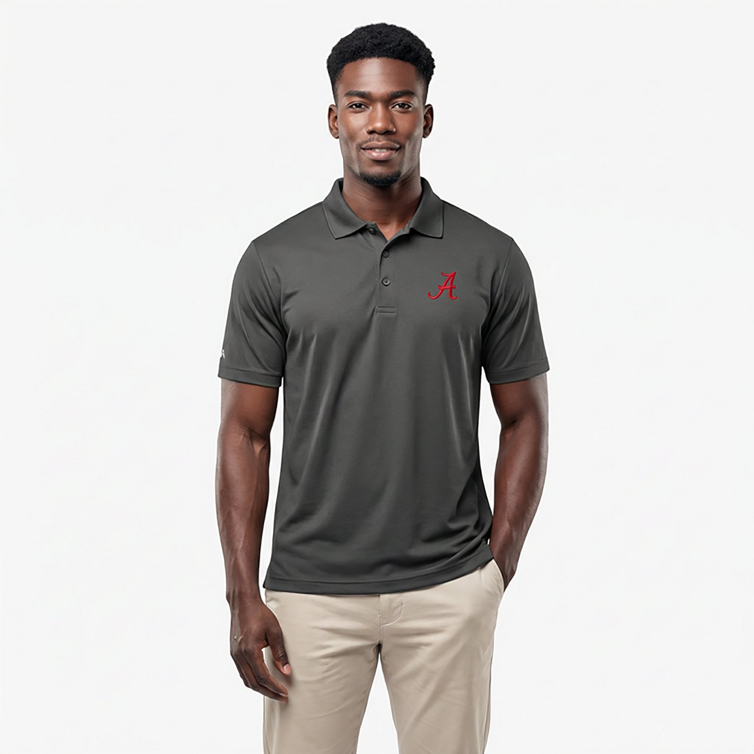 Antigua Men's University of Alabama Legacy Pique Polo Shirt                                                                      - view number 2