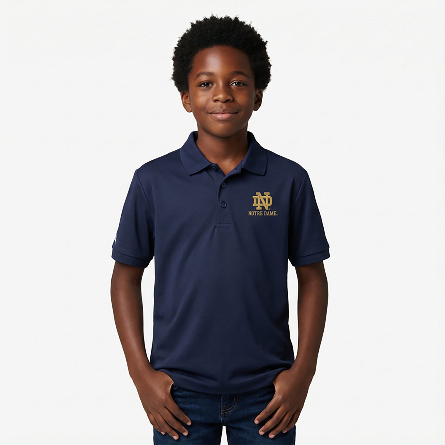 Antigua Men's University of Notre Dame Legacy Pique Polo Shirt - view number 2