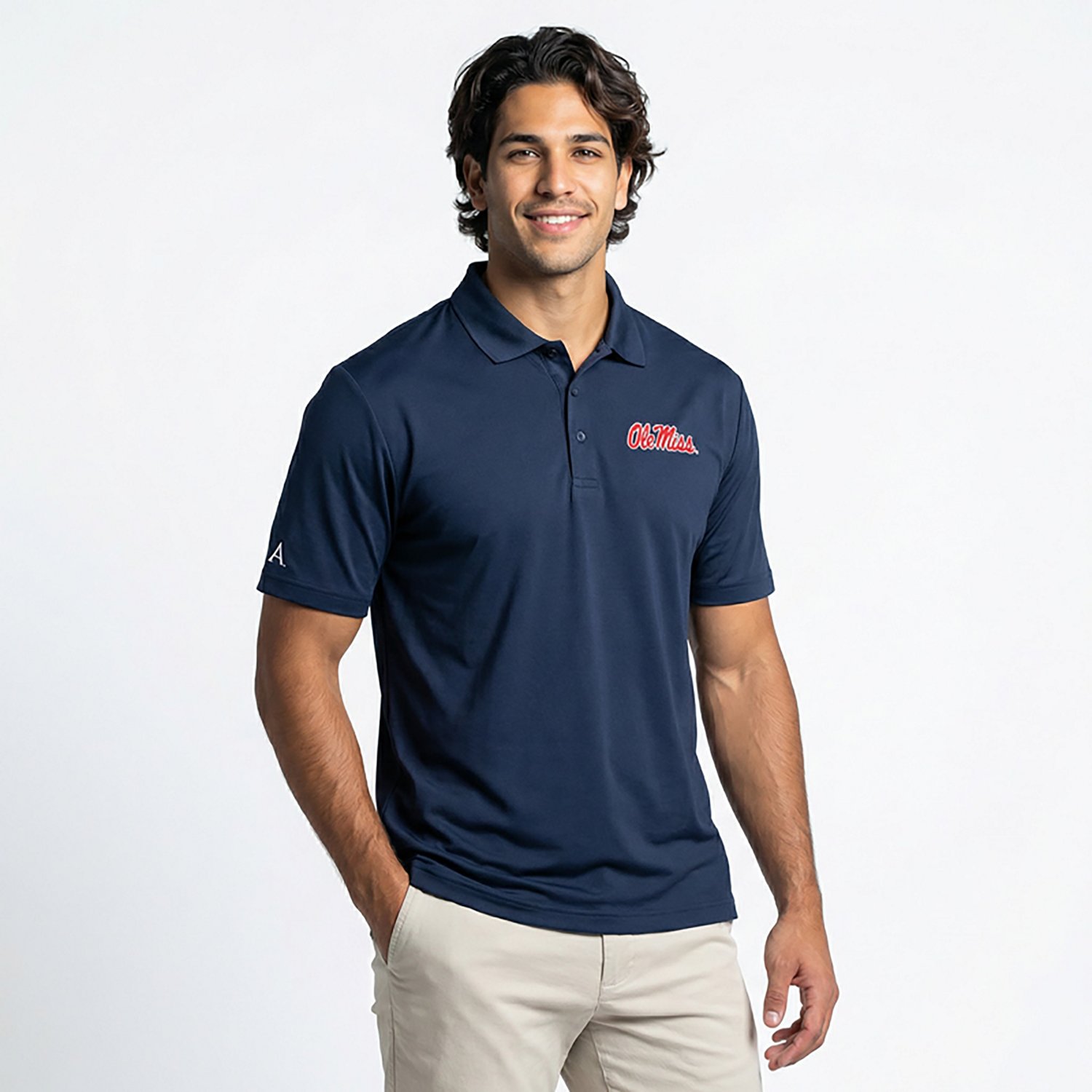 Antigua Men's University of Mississippi Legacy Pique Polo Shirt - view number 2