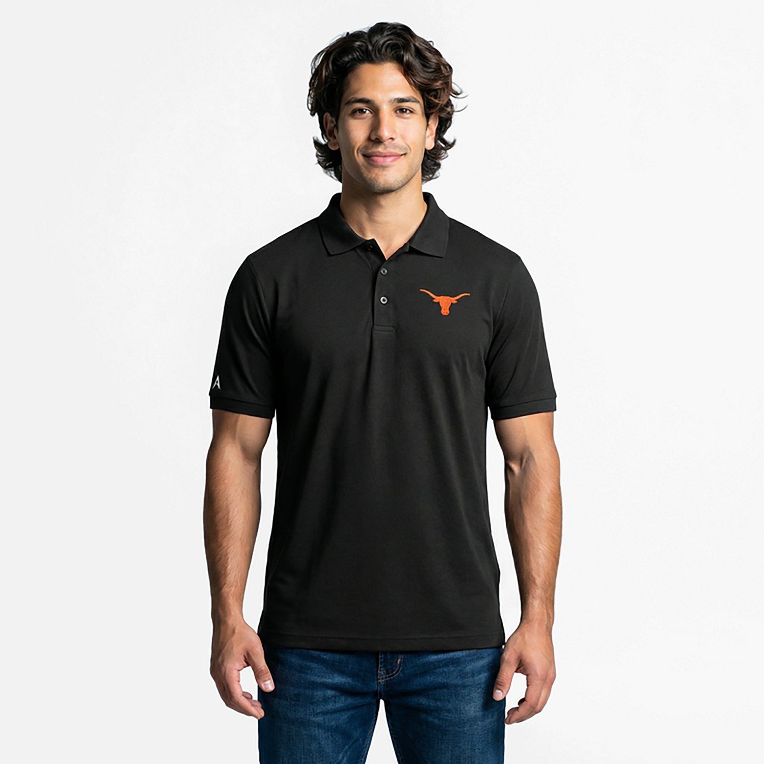 Antigua Men's University of Texas Legacy Pique Polo Shirt - view number 3