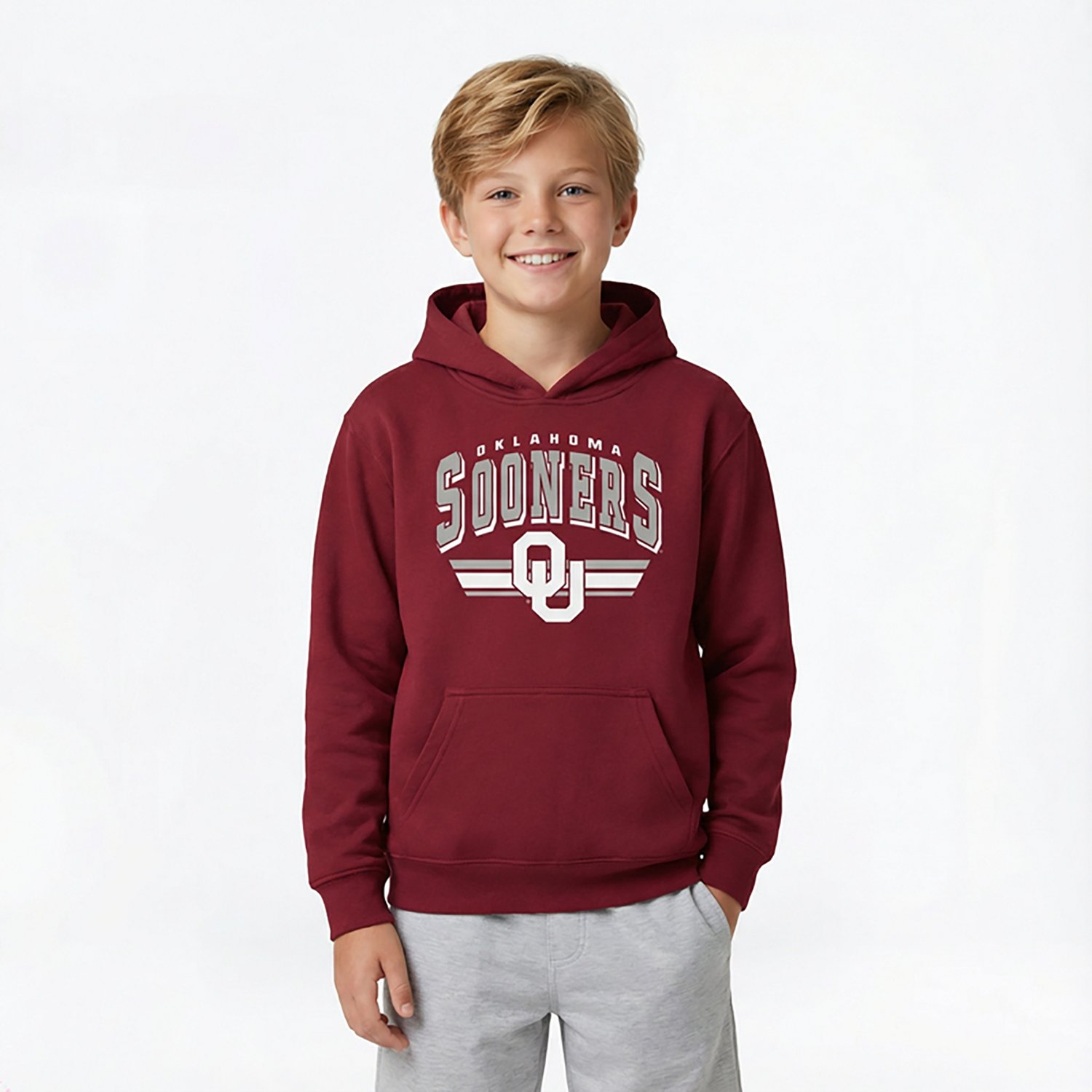 Outerstuff Kids' University of Oklahoma Players Pullover Hoodie