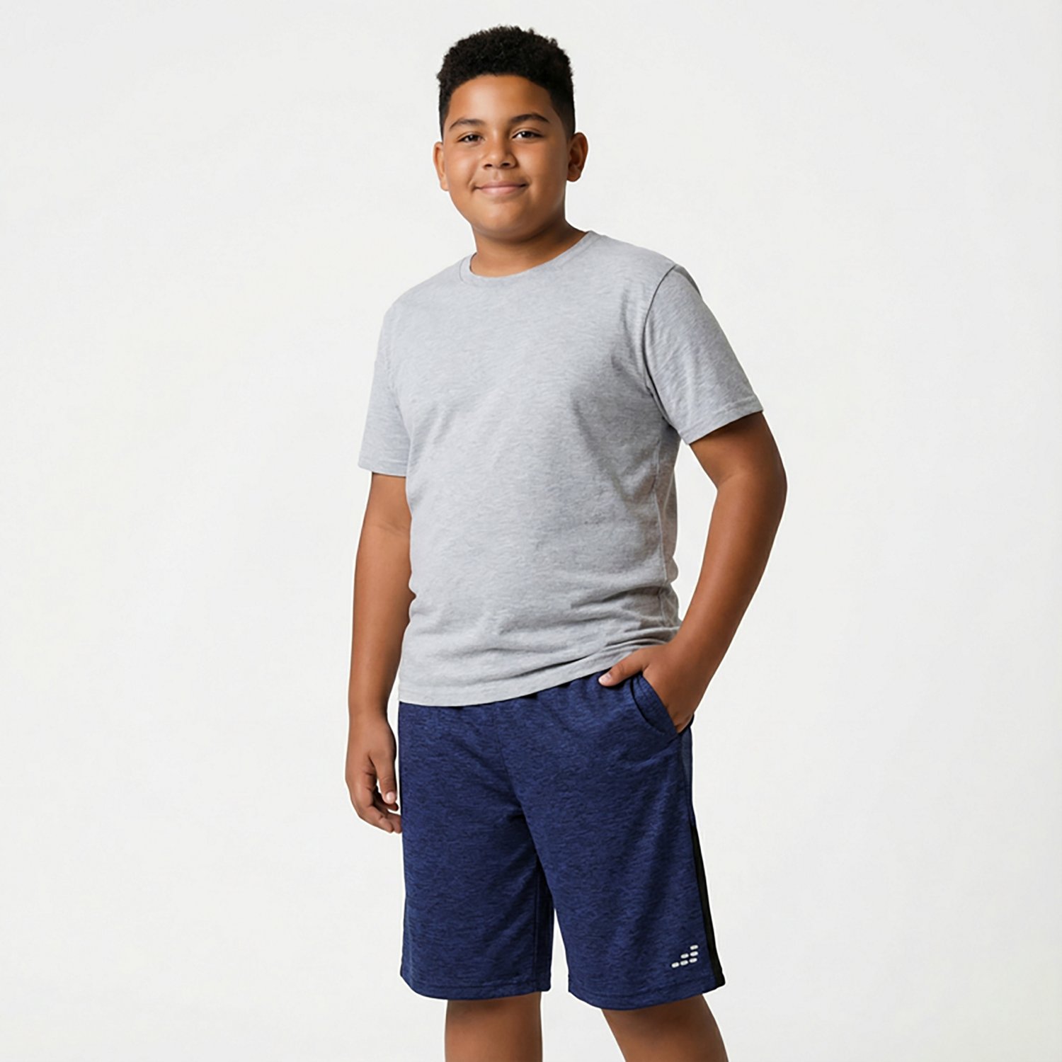 BCG Boys' Turbo Melange Shorts                                                                                                   - view number 2