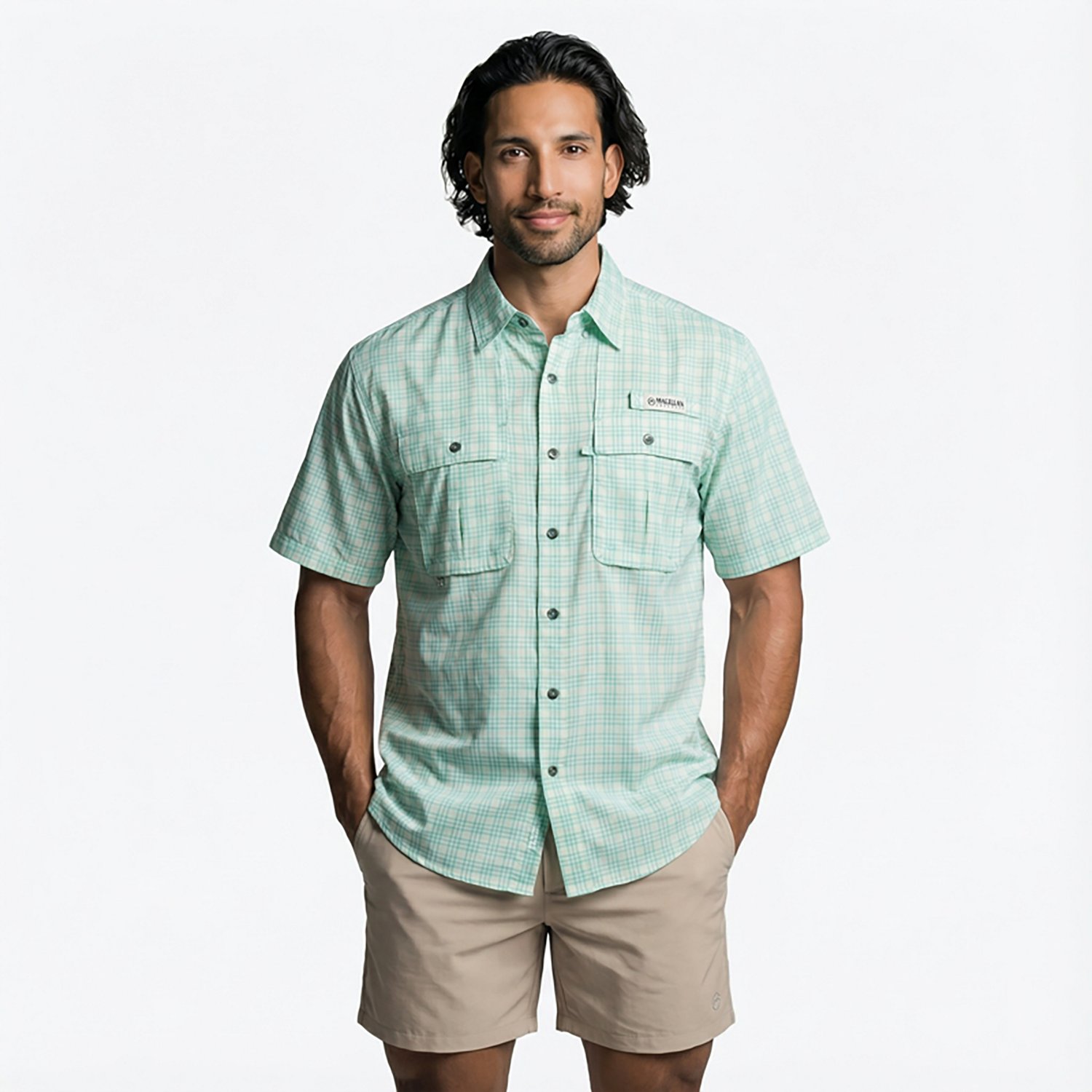 Magellan Outdoors Men's Aransas Pass Button Down Shirt - view number 2
