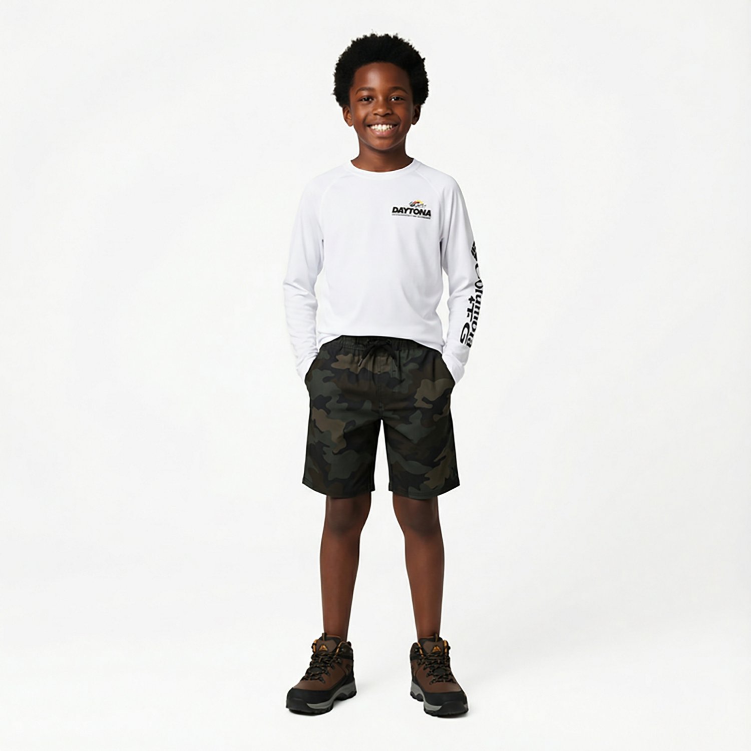 Hurley Boys' Stretch Hybrid Pull-On Shorts 8.25 in