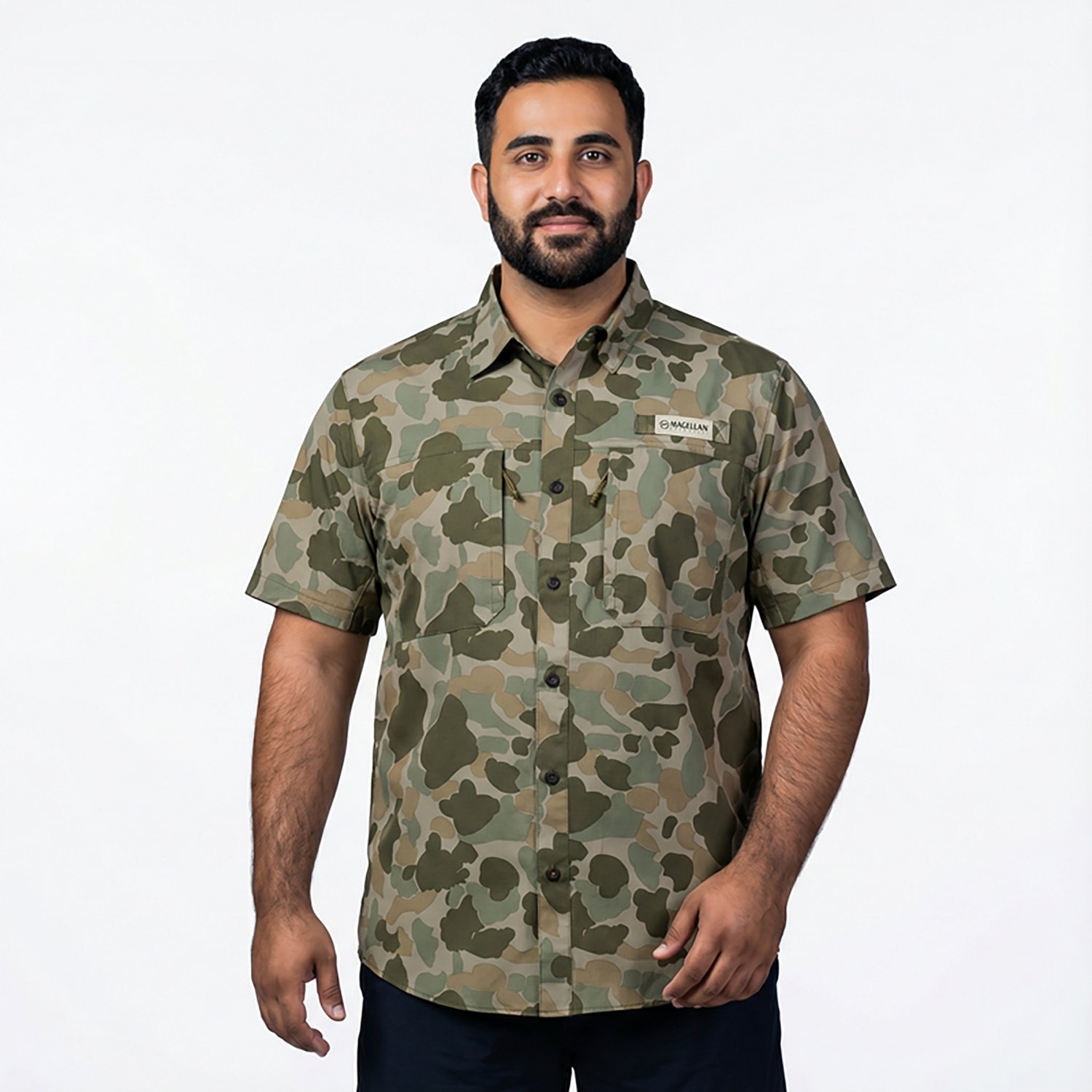 Magellan Outdoors Men's Lightweight Ripstop Button Down Short Sleeve Shirt                                                       - view number 2