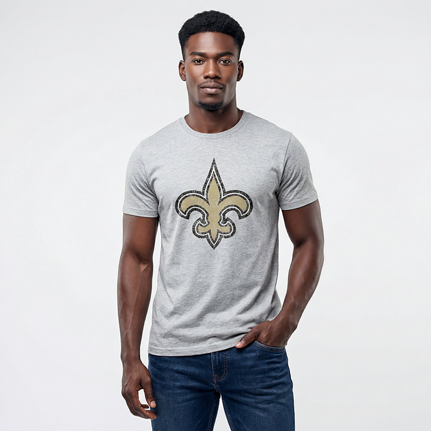 '47 Men's New Orleans Saints Premier Franklin Short Sleeve T-shirt - view number 2