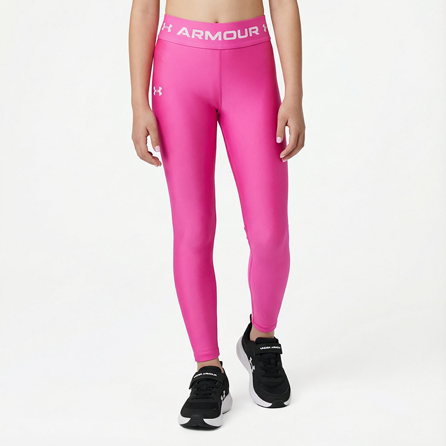 Under Armour Girls' HeatGear Armour Leggings - view number 2