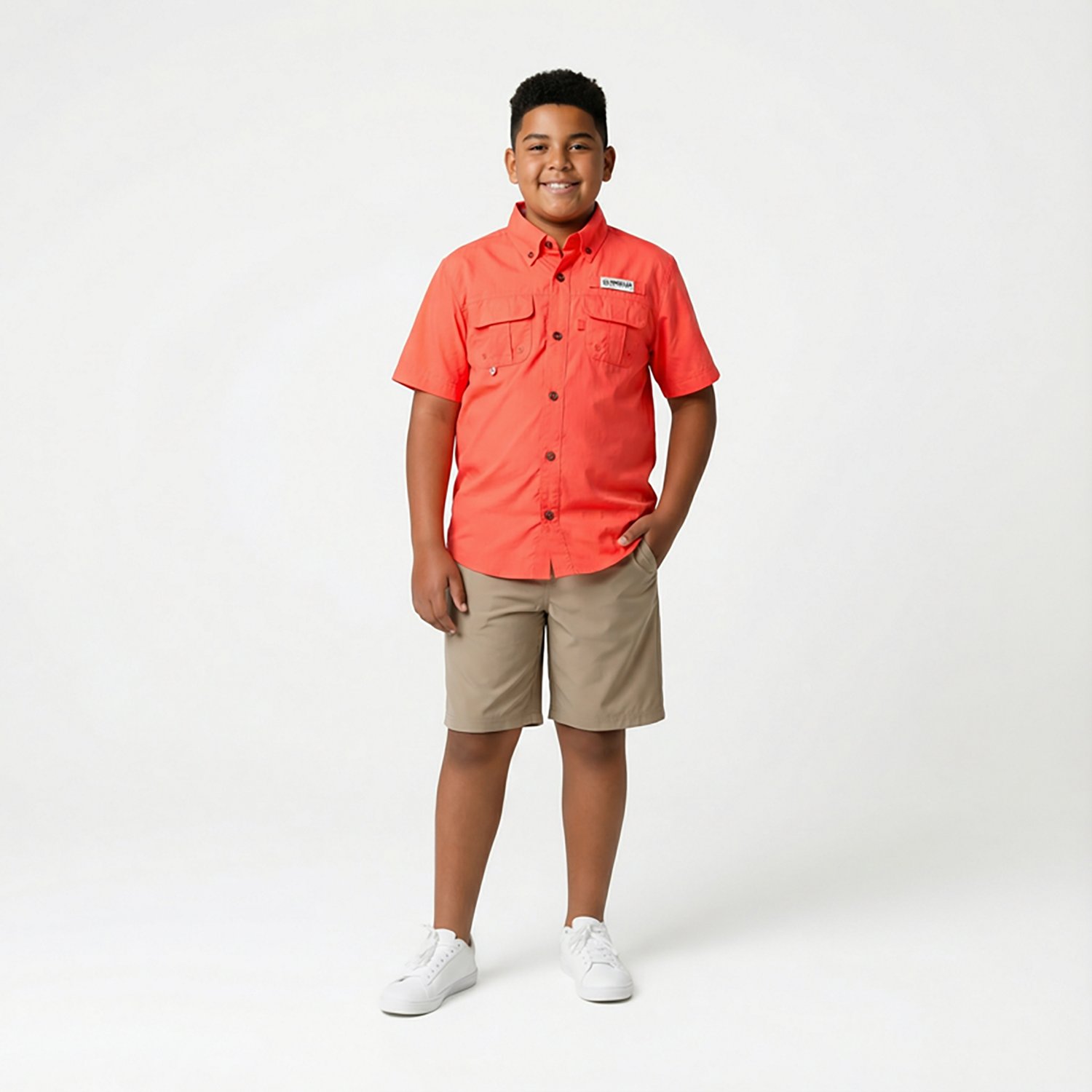 Magellan Outdoors Boys' Laguna Madre Caddo Lake Shirt And Shorts Set