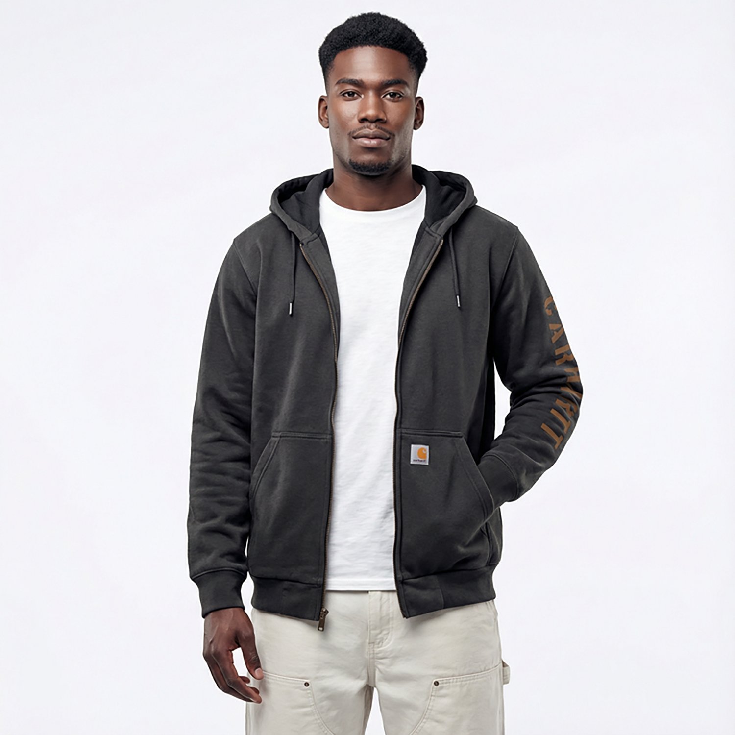 Carhartt Men's Rain Defender Fleece Sweatshirt - view number 2
