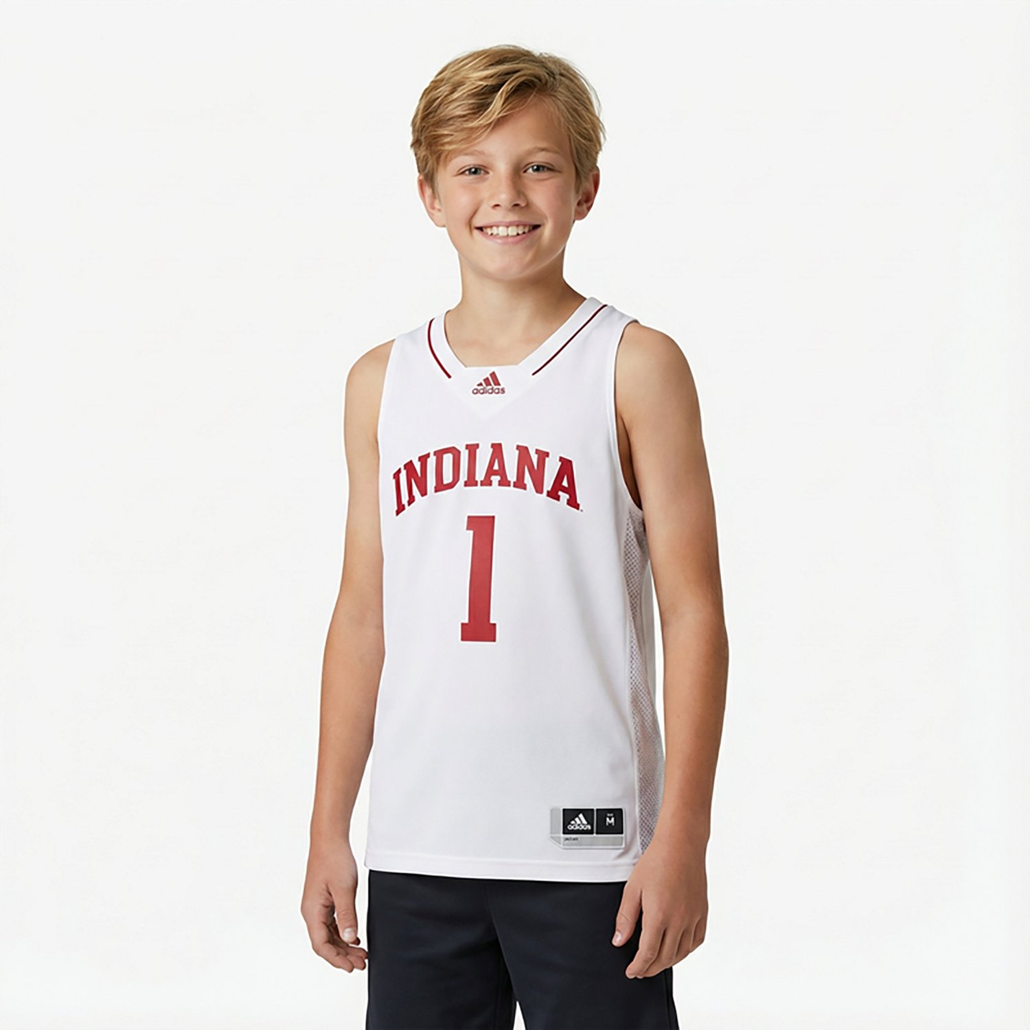 adidas Men's Indiana University Basketball Swingman Jersey - view number 3
