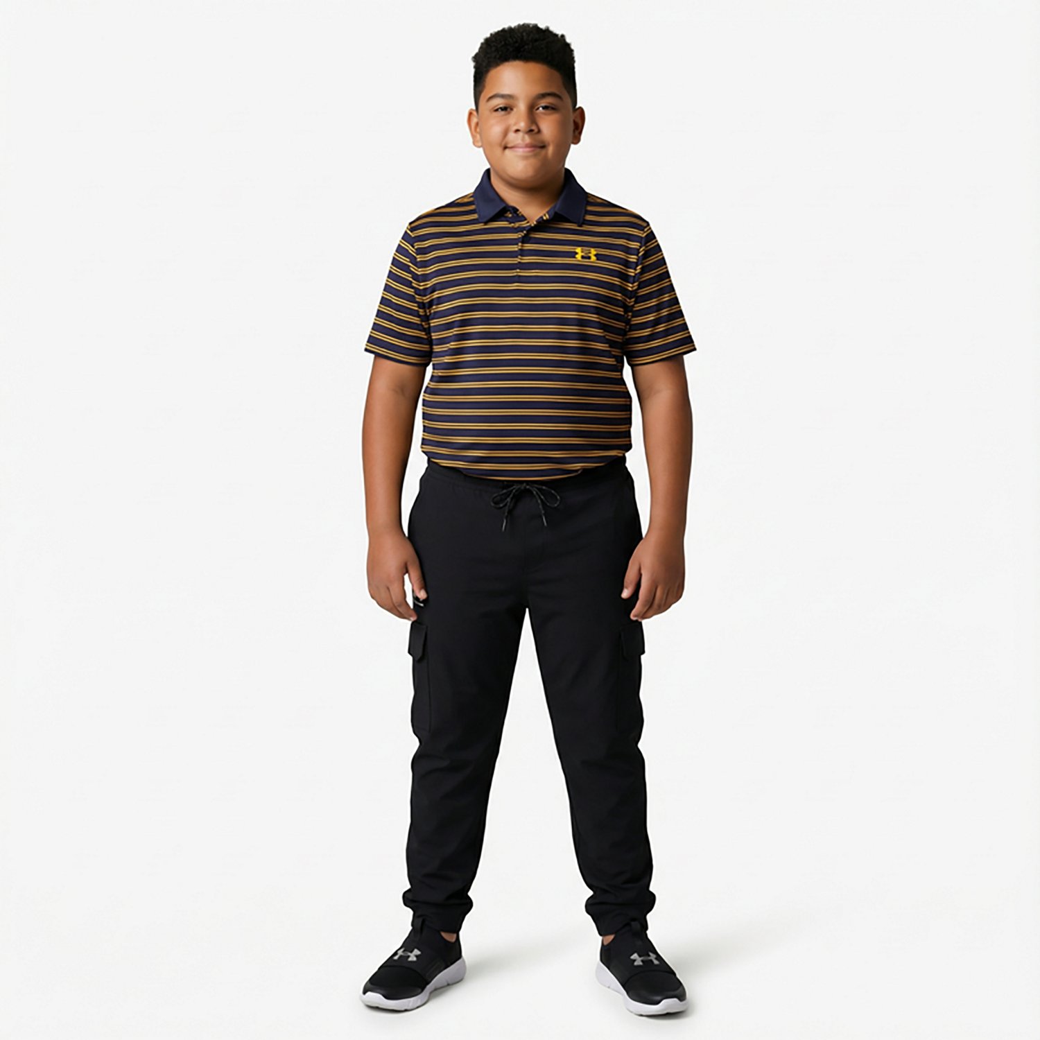 Under Armour Boys' Performance Stripe Polo Shirt