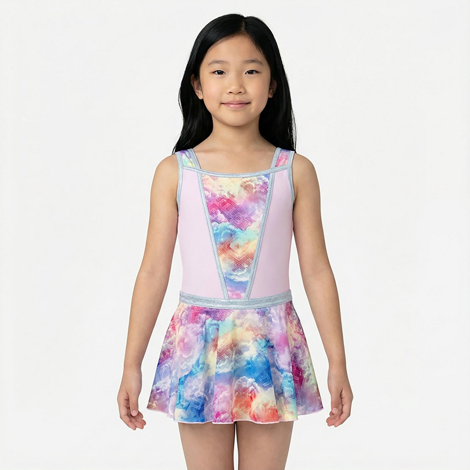 Rainbeau Moves Girls' Printed Skirt Leotard - view number 2