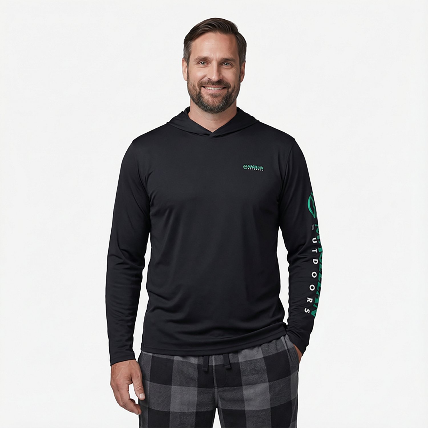 Magellan Outdoors Men's Casting Crew Long Sleeve Hoodie - view number 2